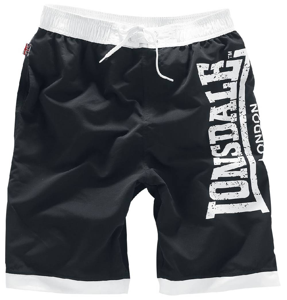 EMP "Clennel" Badeshort schwarz von Lonsdale London