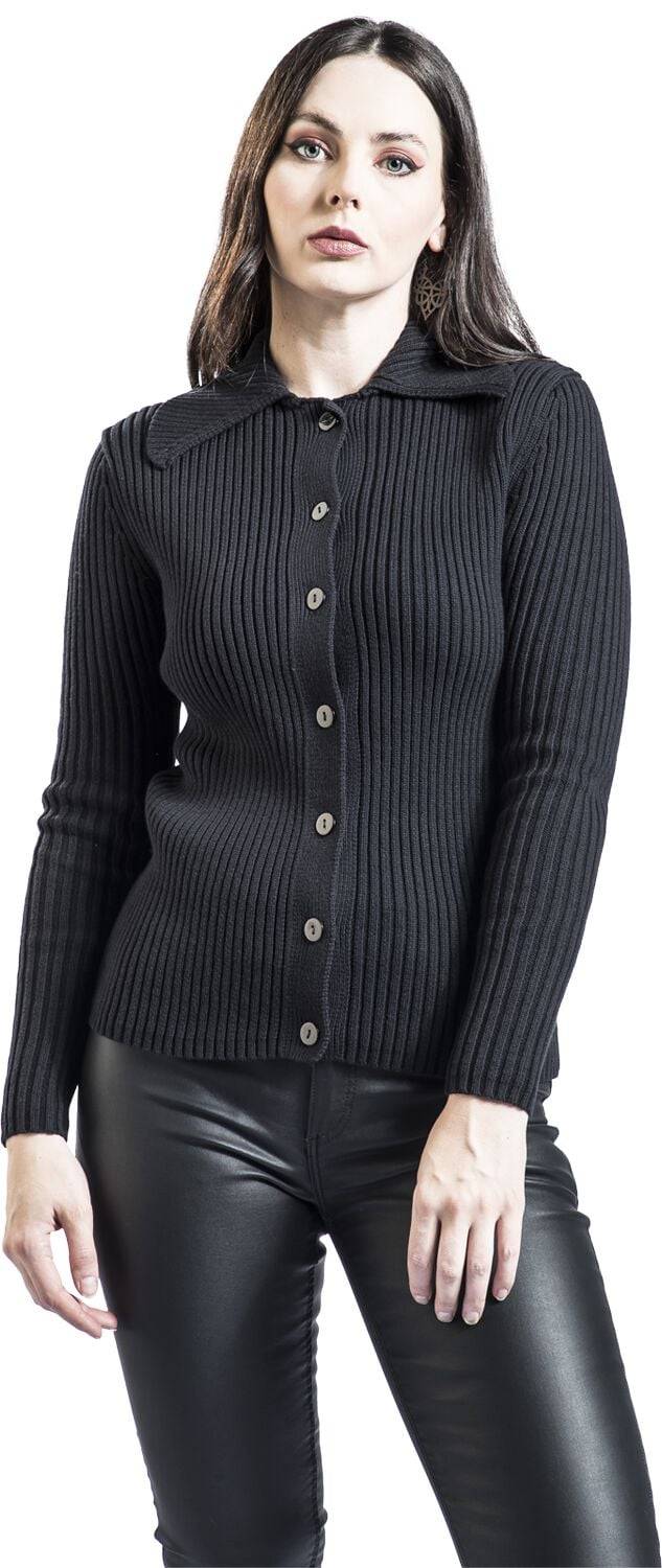 EMP "Cleo" Cardigan Schwarz Von Forplay