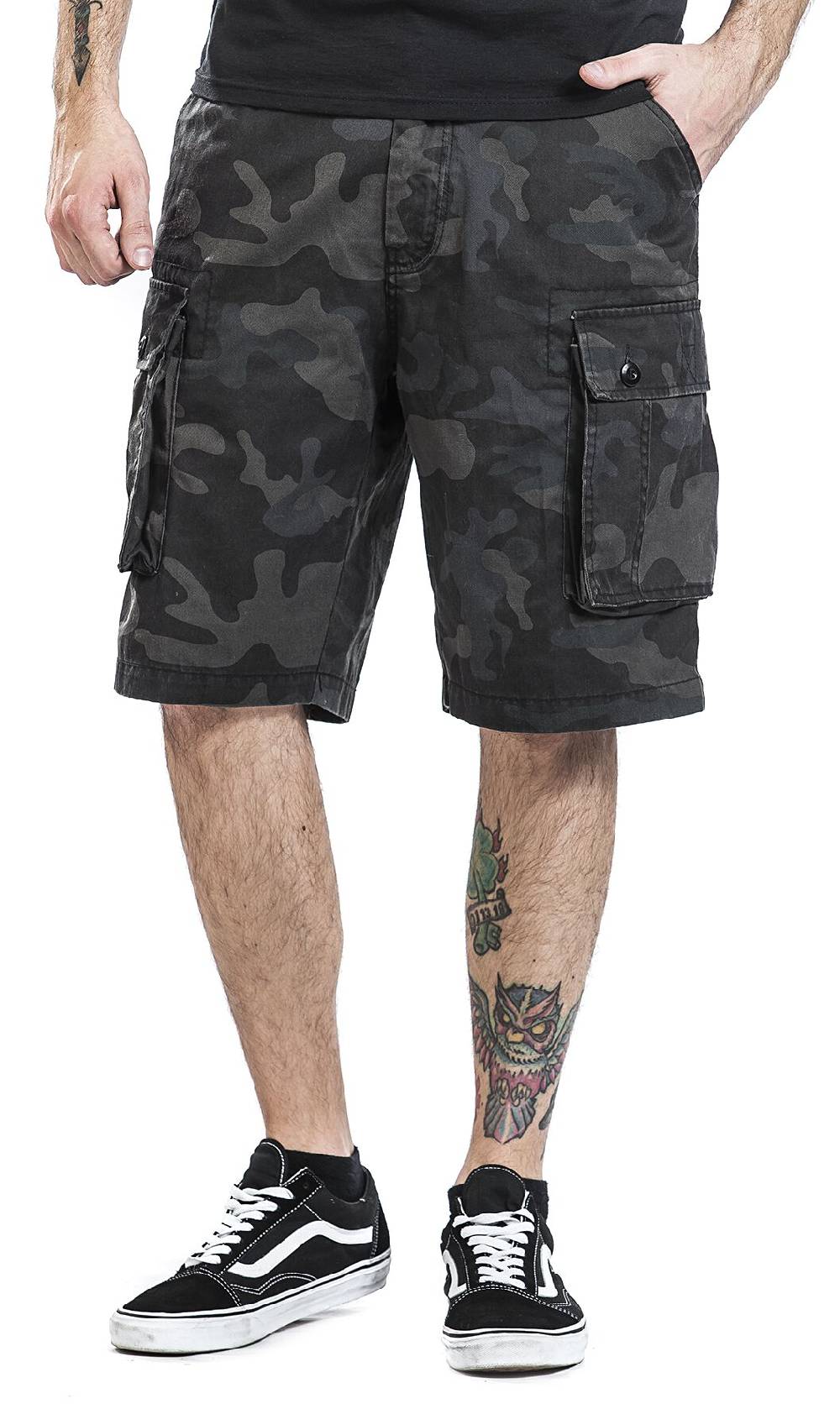 EMP "Cody Vintage Short" Short Darkcamo Von Brandit