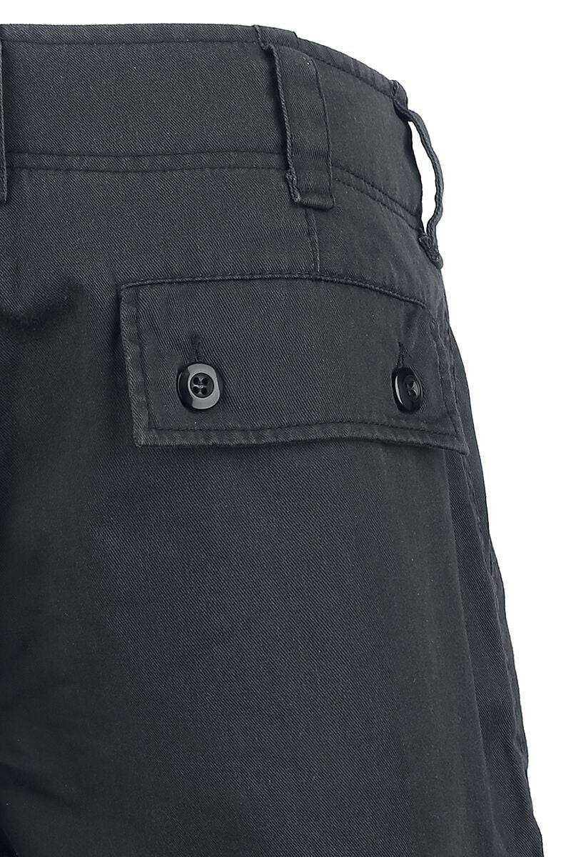 EMP "Cody Vintage Short" Short Schwarz Von Brandit