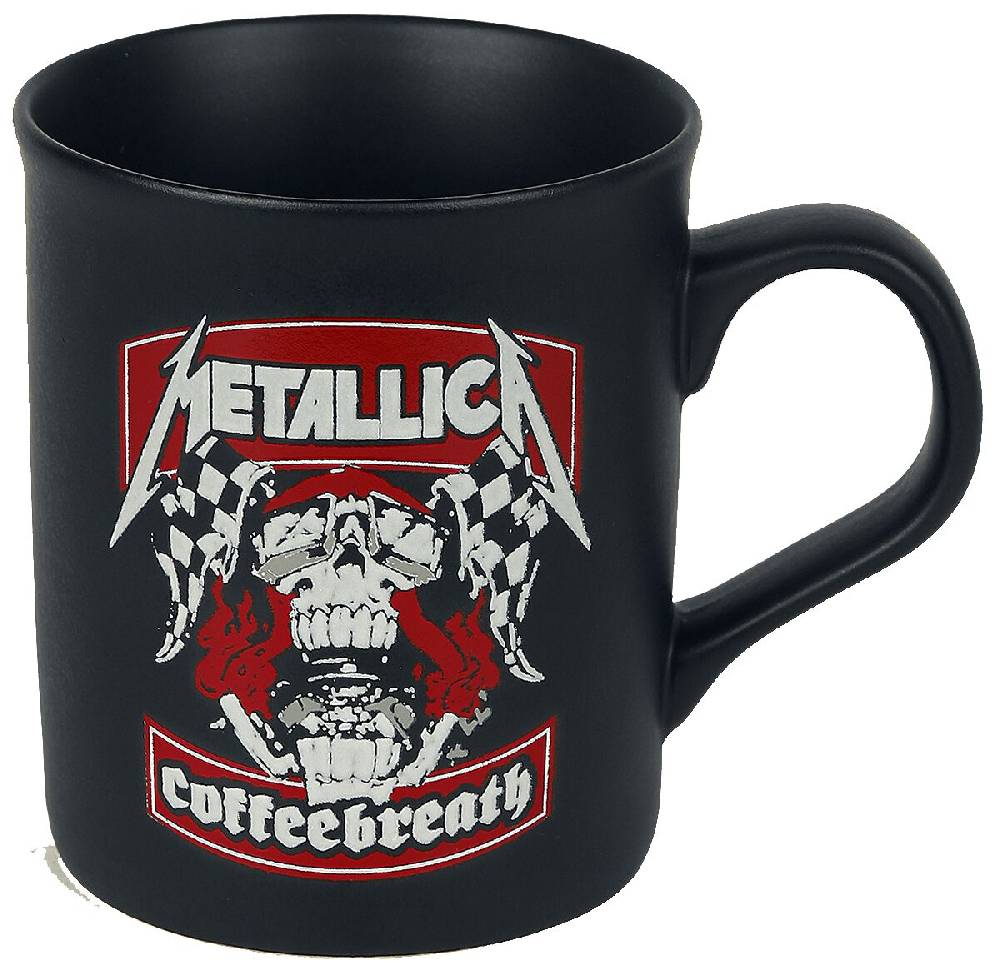 EMP "Coffeebreath" Tasse mattschwarz von Metallica
