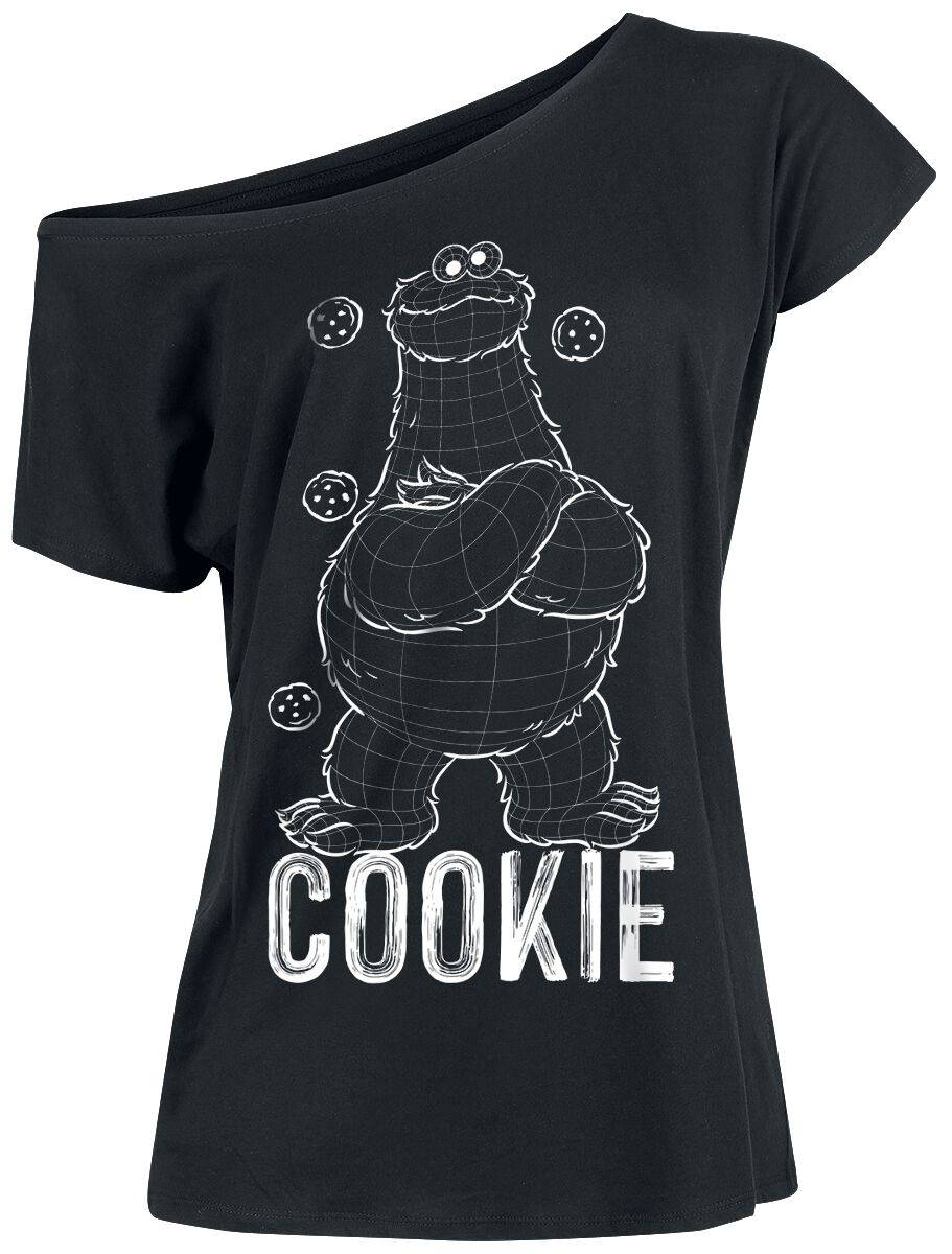 EMP "Cookie" T-Shirt schwarz von Sesamstraße