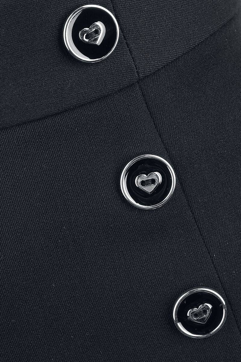 EMP "Cooper Skorts" Short Schwarz Von Hell Bunny