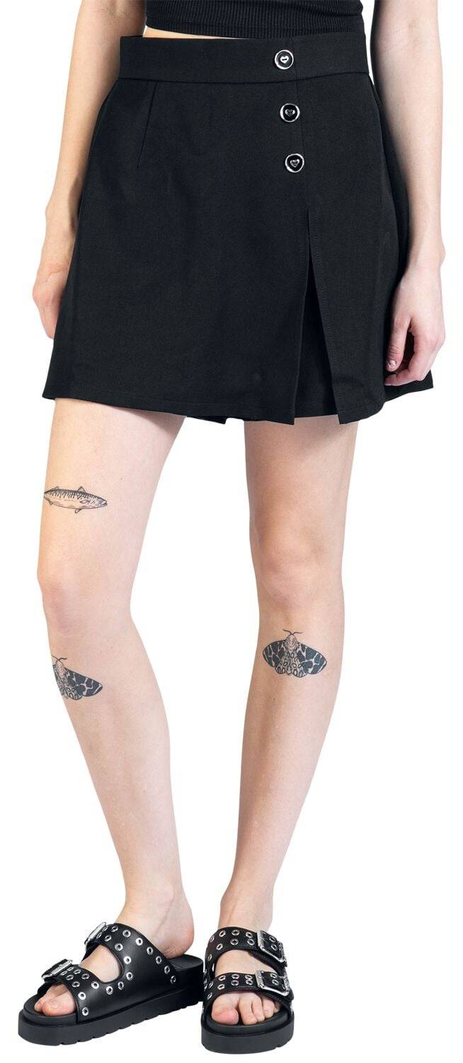 EMP "Cooper Skorts" Short Schwarz Von Hell Bunny