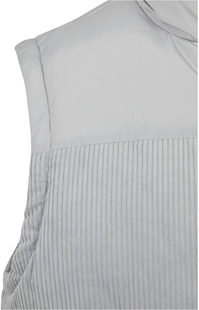 EMP "Cord Vest" Weste Grau Von Urban Classics