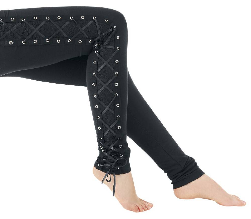 EMP "Corset" Leggings Schwarz Von Vixxsin