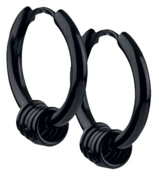 EMP "Creole Ringe" Ohrring schwarz von etNox