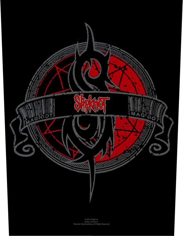 EMP "Crest" Backpatch schwarz/rot/grau von Slipknot