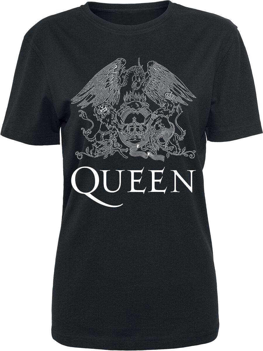 EMP "Crest Logo" T-Shirt schwarz von Queen