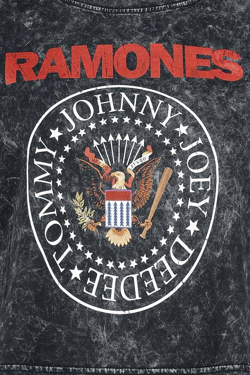 EMP "Crest" T-Shirt Dunkelgrau/schwarz Von Ramones