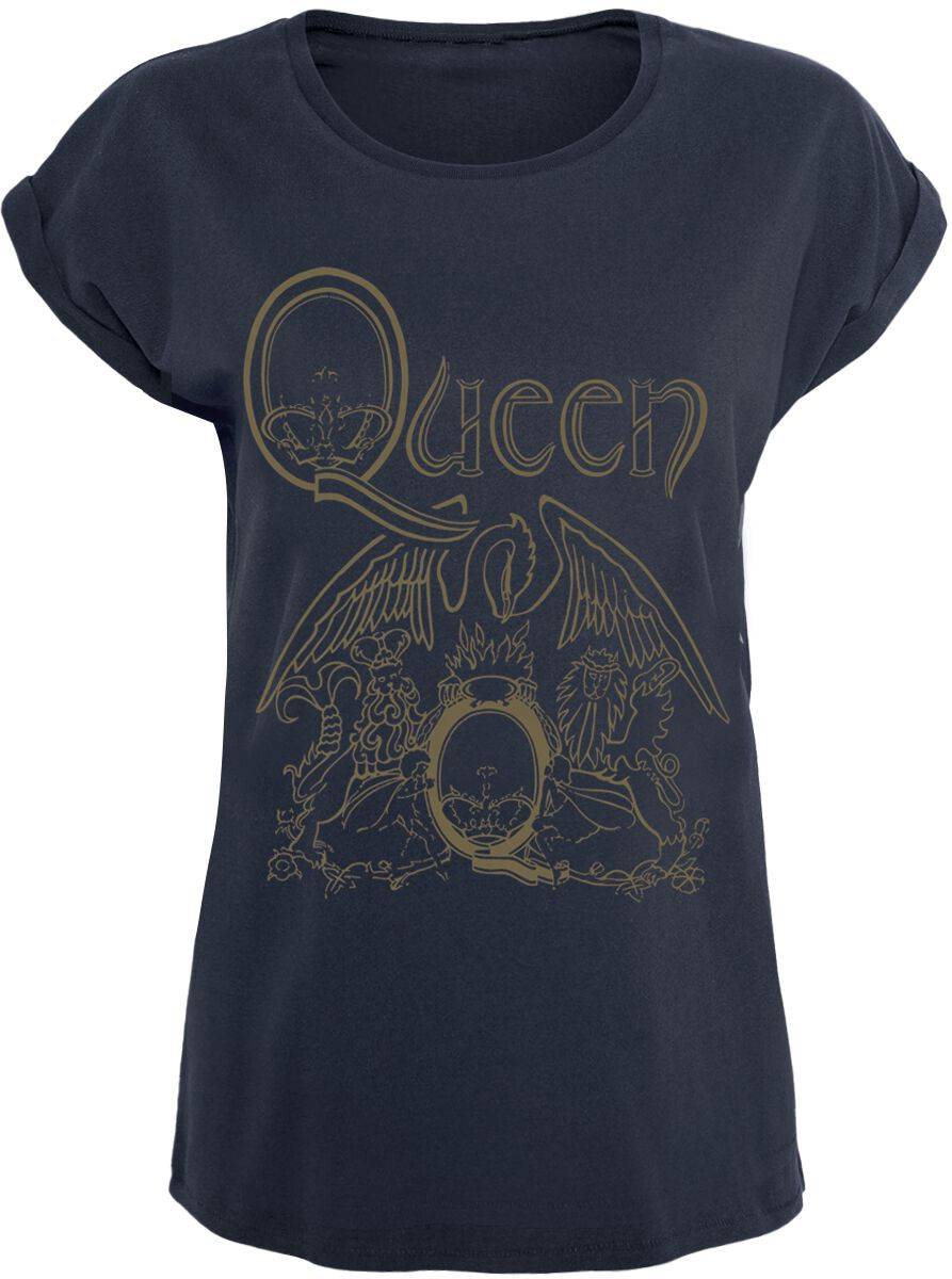 EMP "Crest" T-Shirt navy von Queen