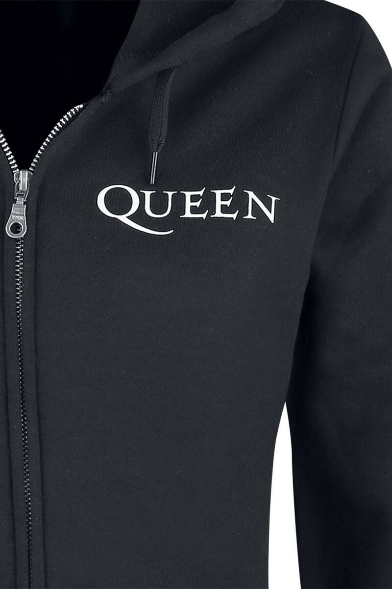 EMP "Crest Vintage" Kapuzenjacke Schwarz Von Queen