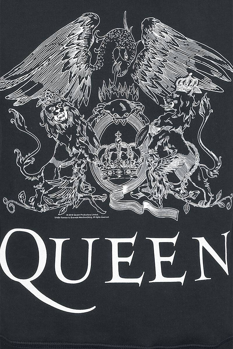 EMP "Crest Vintage" Kapuzenjacke Schwarz Von Queen