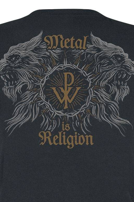 EMP "Crest Wolves" T-Shirt Schwarz Von Powerwolf