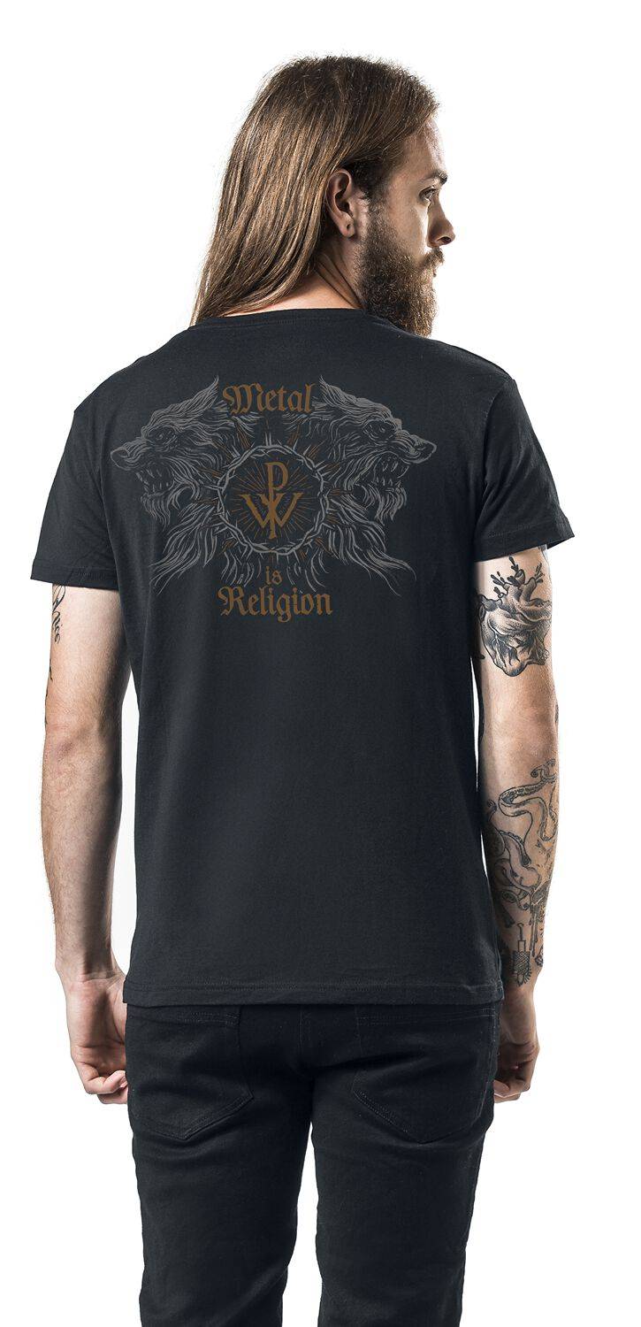 EMP "Crest Wolves" T-Shirt Schwarz Von Powerwolf
