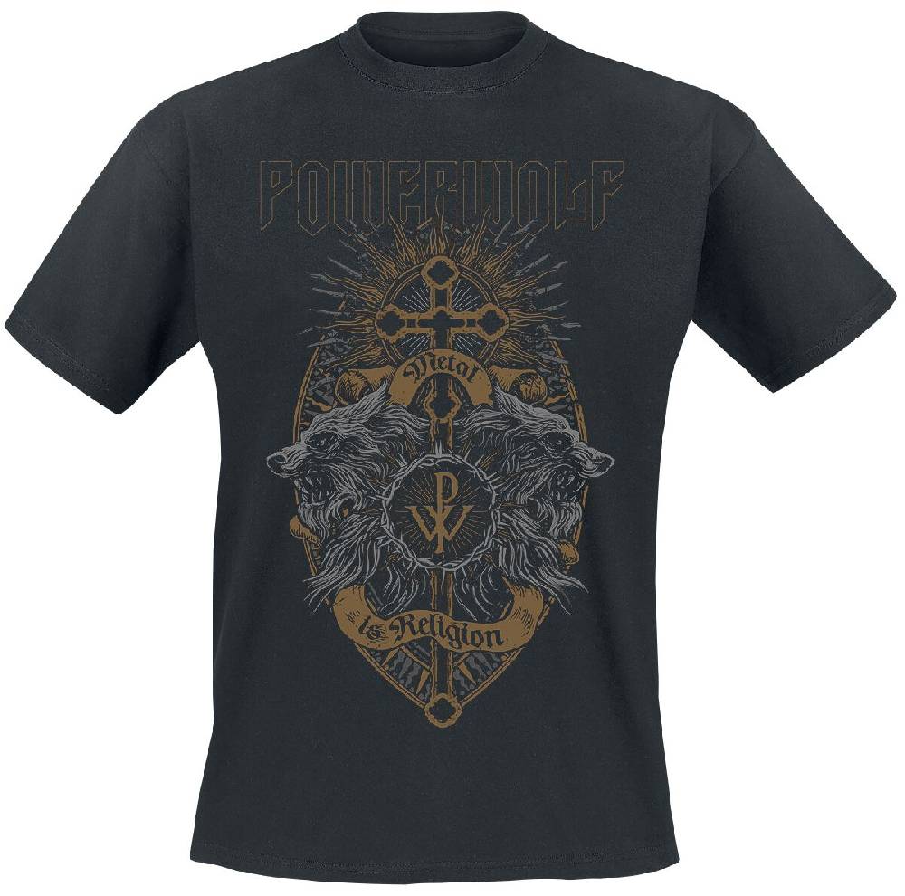 EMP "Crest Wolves" T-Shirt schwarz von Powerwolf
