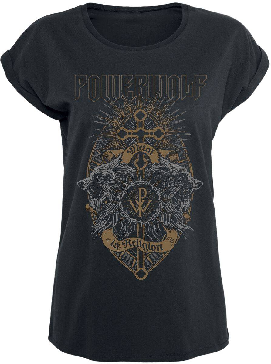 EMP "Crest Wolves" T-Shirt schwarz von Powerwolf