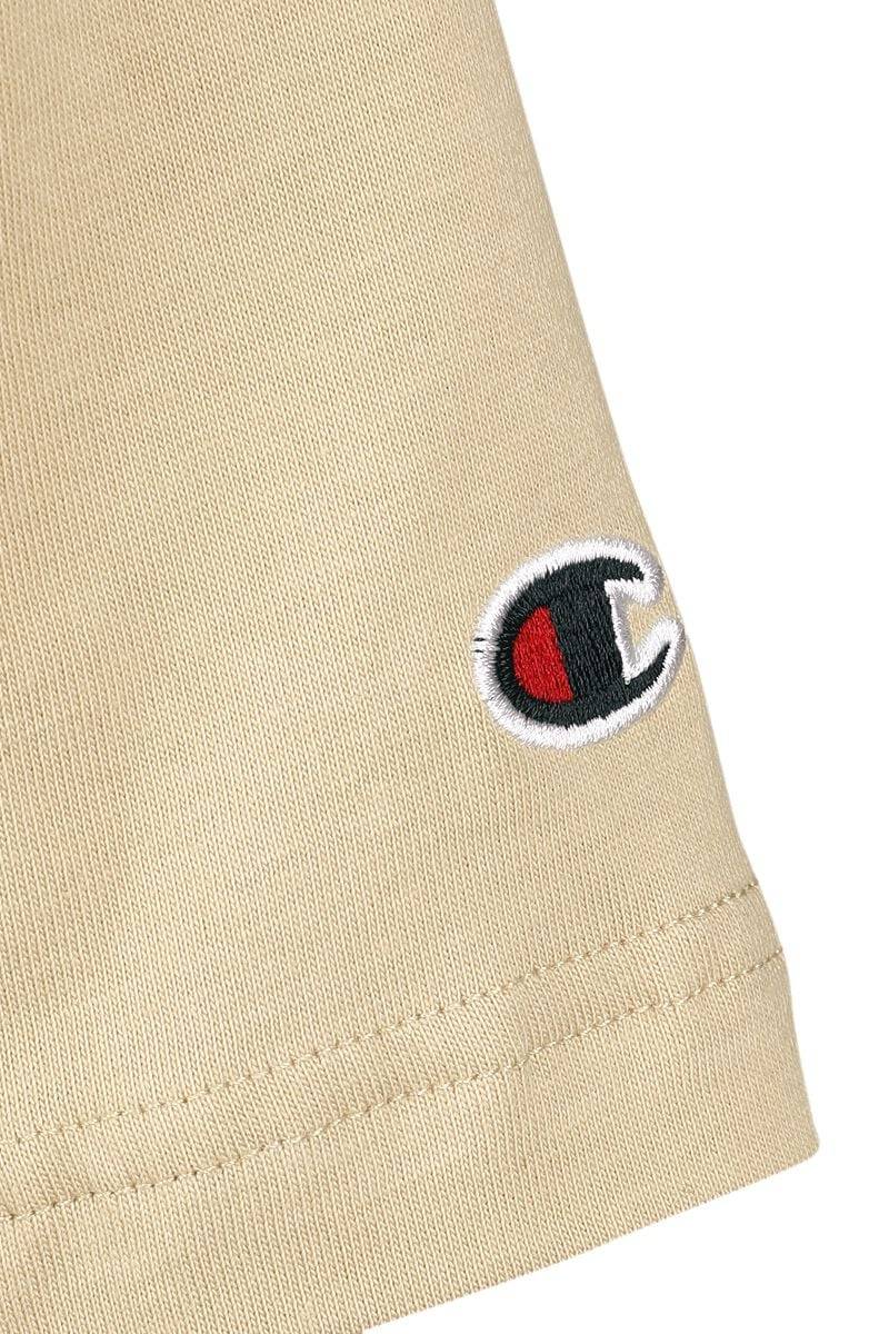 EMP "Crewneck T-Shirt" T-Shirt Beige Von Champion