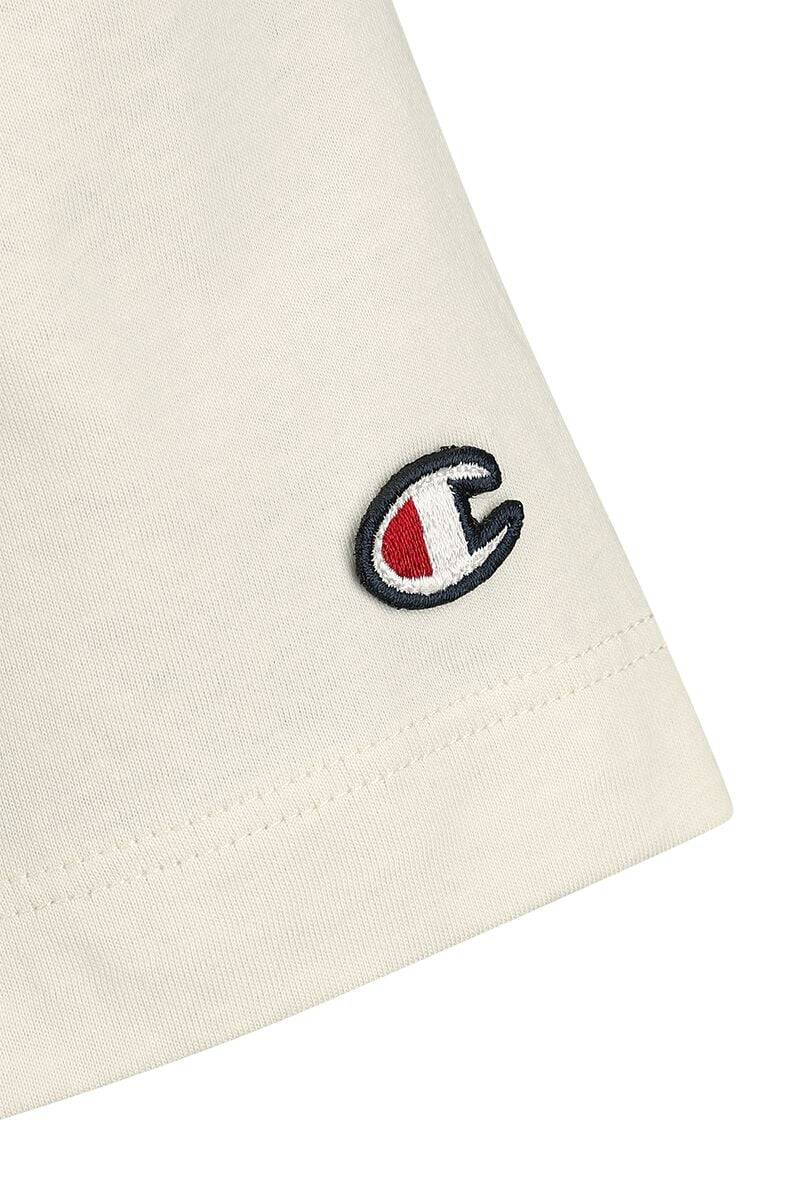EMP "Crewneck T-Shirt" T-Shirt Beige Von Champion