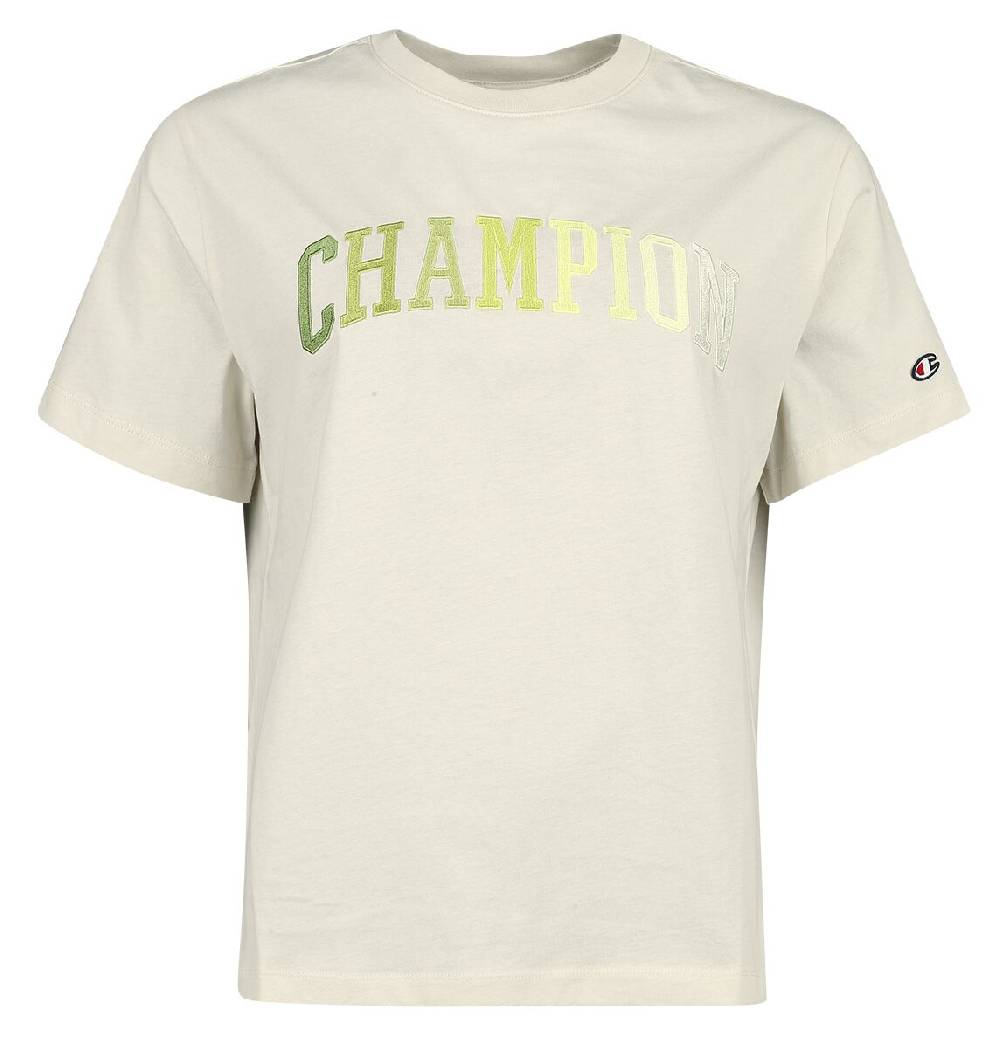 EMP "Crewneck T-Shirt" T-Shirt beige von Champion