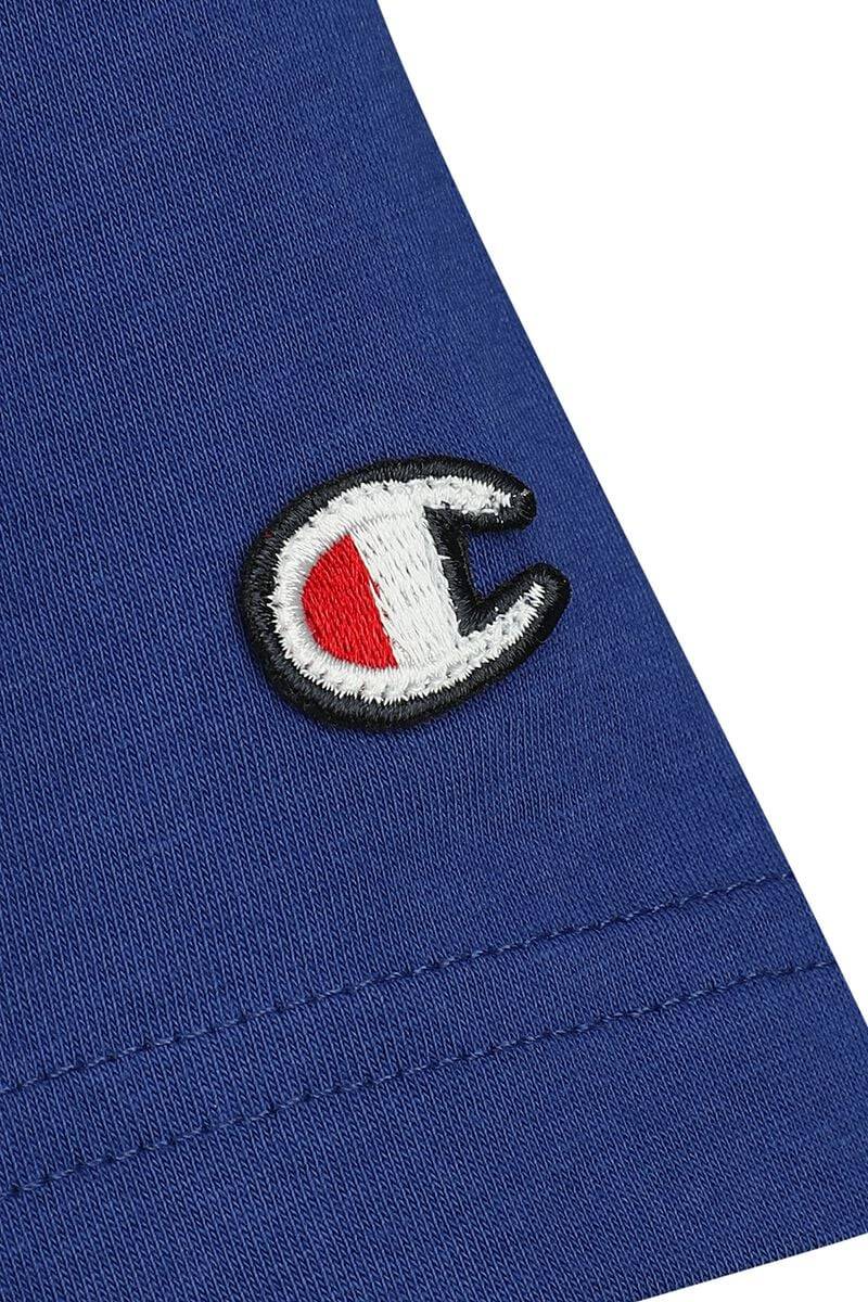 EMP "Crewneck T-Shirt" T-Shirt Blau Von Champion