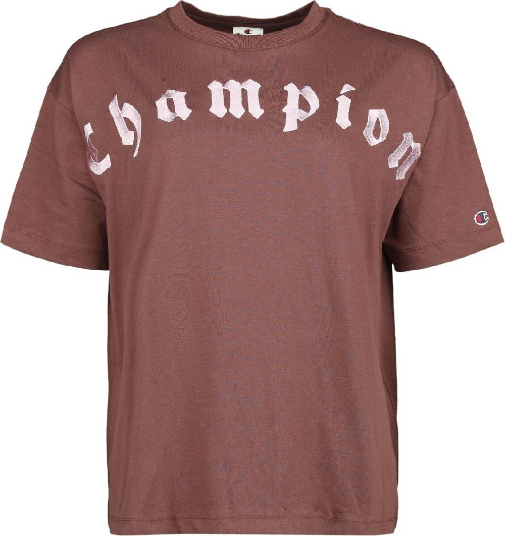 EMP "Crewneck T-Shirt" T-Shirt bordeaux von Champion
