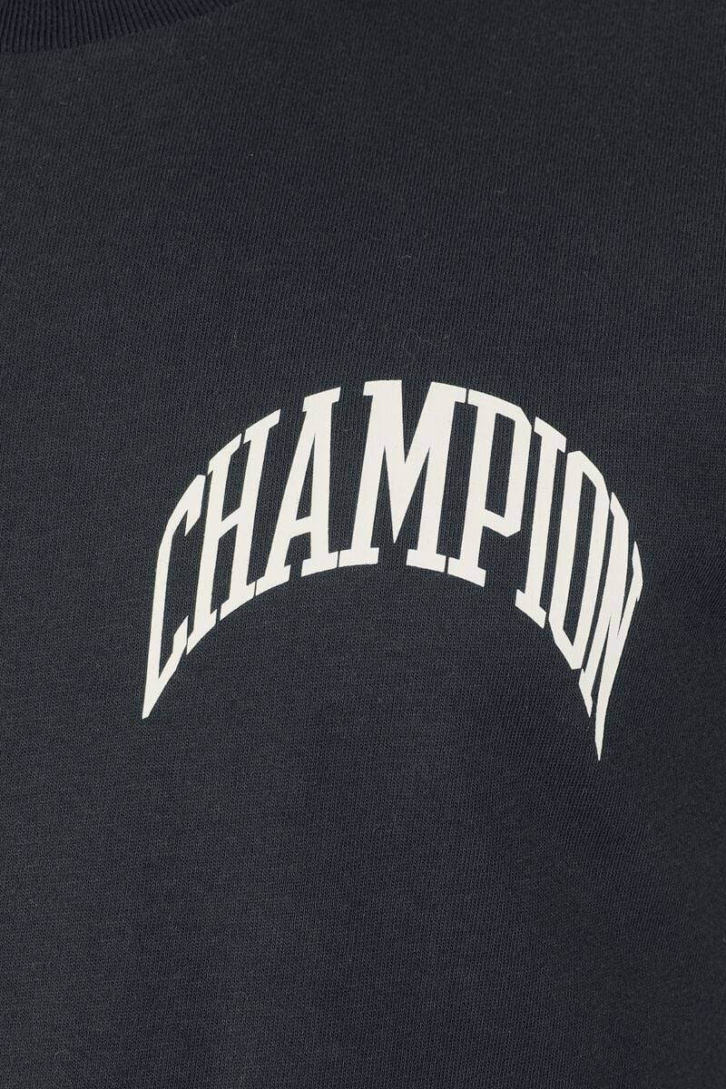 EMP "Crewneck T-Shirt" T-Shirt Schwarz Von Champion