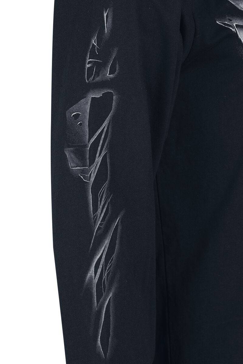EMP "Cyber Skin" Langarmshirt Schwarz Von Spiral