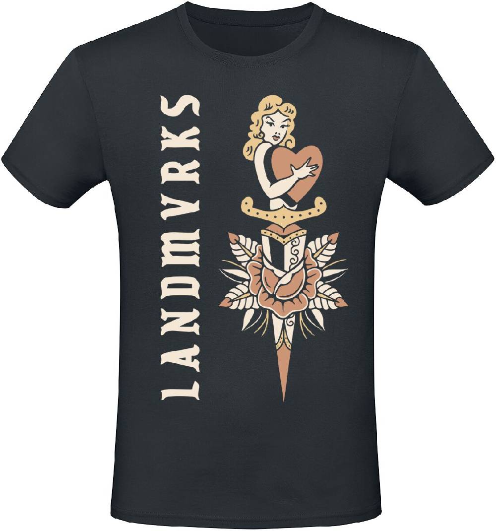EMP "Dagger Rainfall" T-Shirt schwarz von Landmvrks