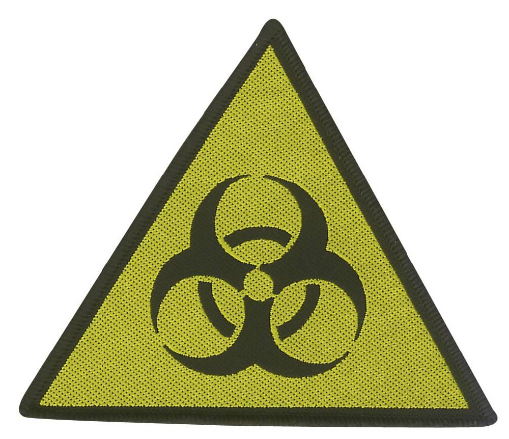 EMP "Danger" Patch schwarz/gelb von Biohazard