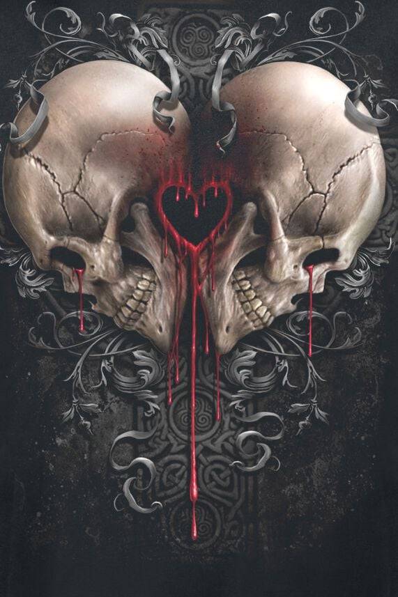 EMP "Dark Love" Langarmshirt Schwarz Von Spiral