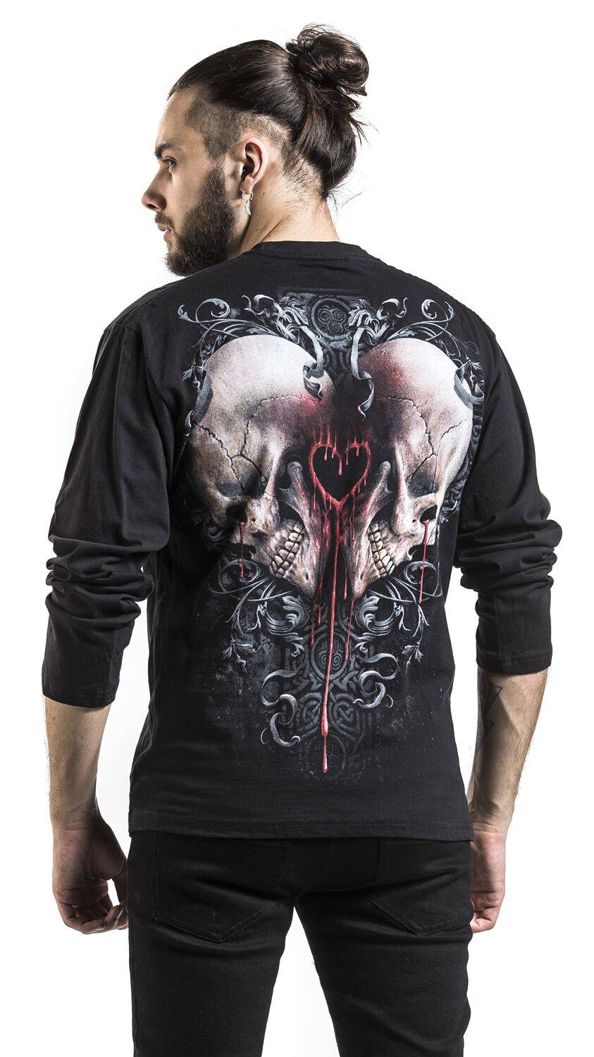 EMP "Dark Love" Langarmshirt Schwarz Von Spiral