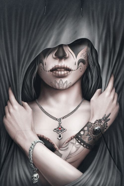 EMP "Dead Love" Kapuzenpullover Schwarz Von Spiral