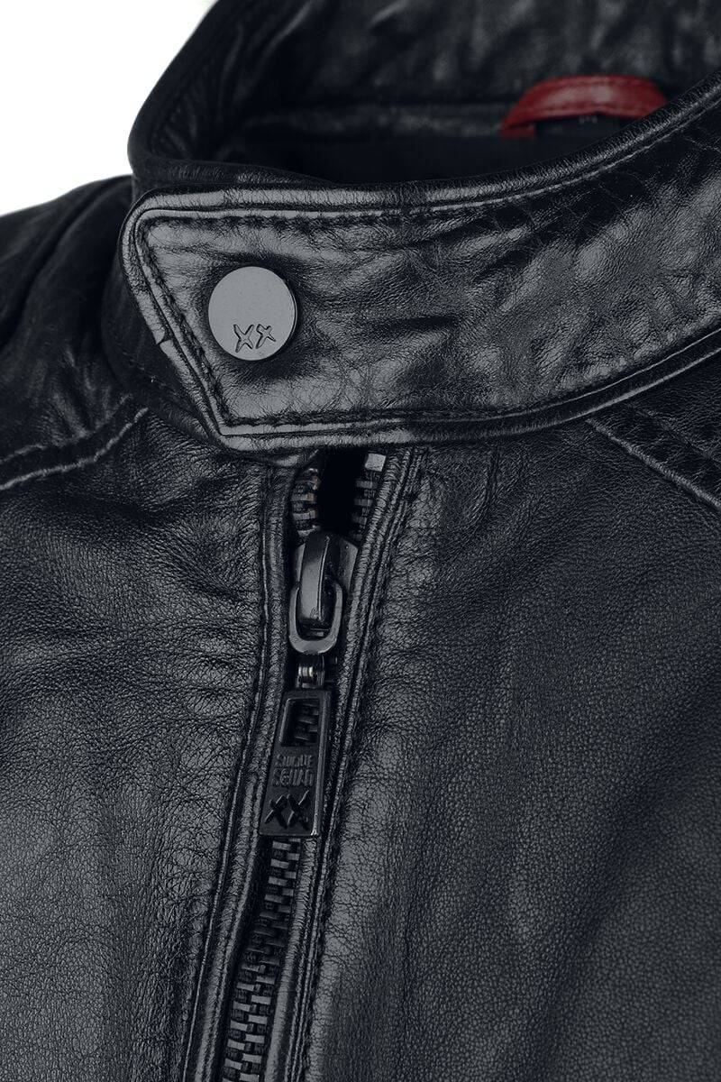 EMP "Deadshot" Lederjacke Schwarz Von Suicide Squad