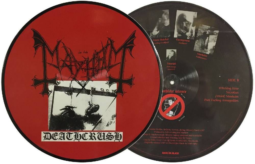 EMP "Deathcrush" LP Picture von Mayhem