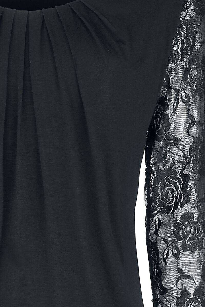 EMP "Debby" Langarmshirt Schwarz Von Forplay