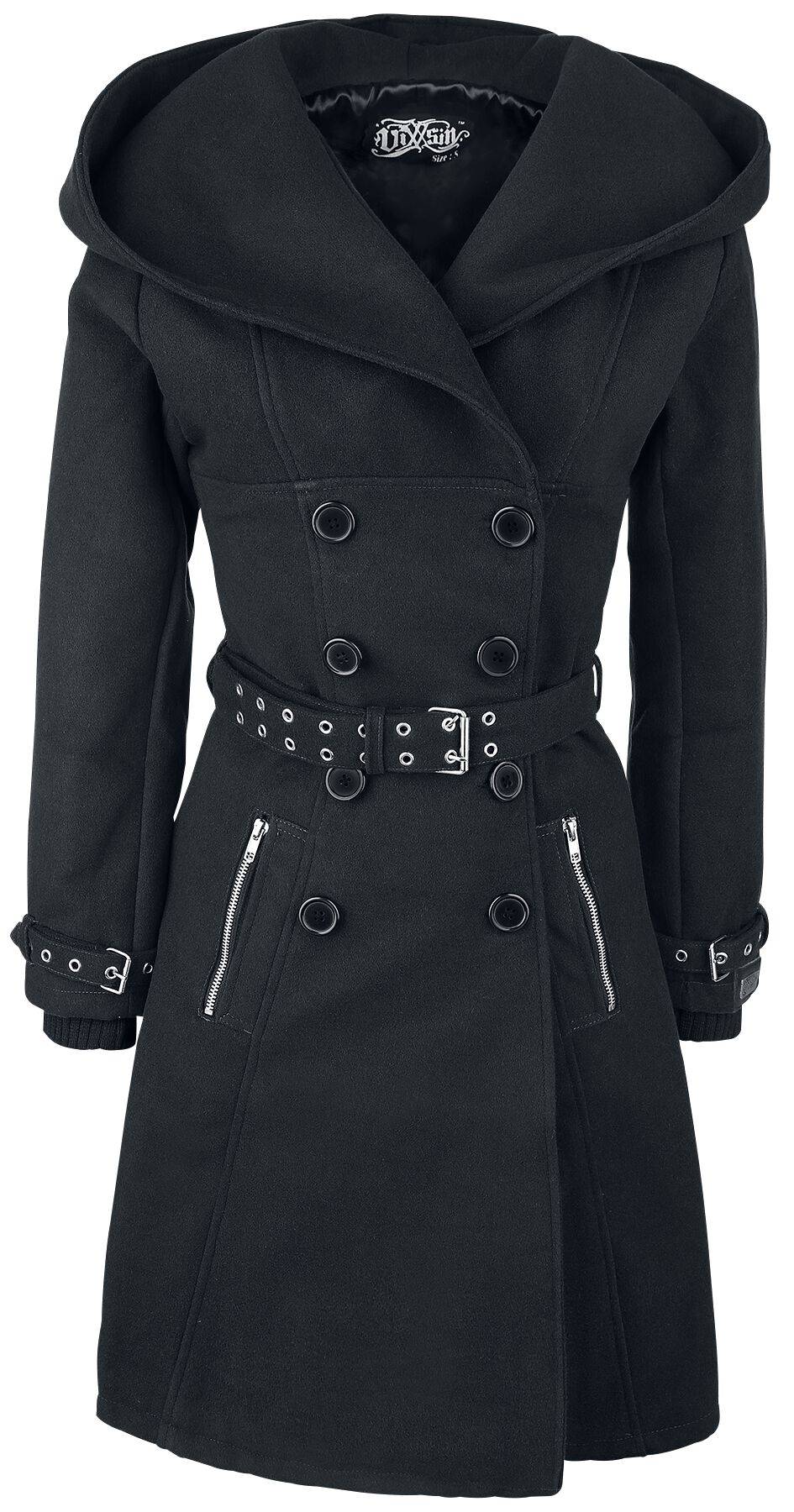 EMP "Decay Coat" Wintermantel schwarz von Vixxsin