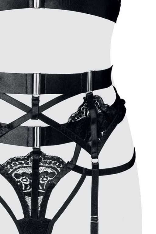 EMP "Dessous-Set" Wäsche-Set Schwarz Von Grey Velvet