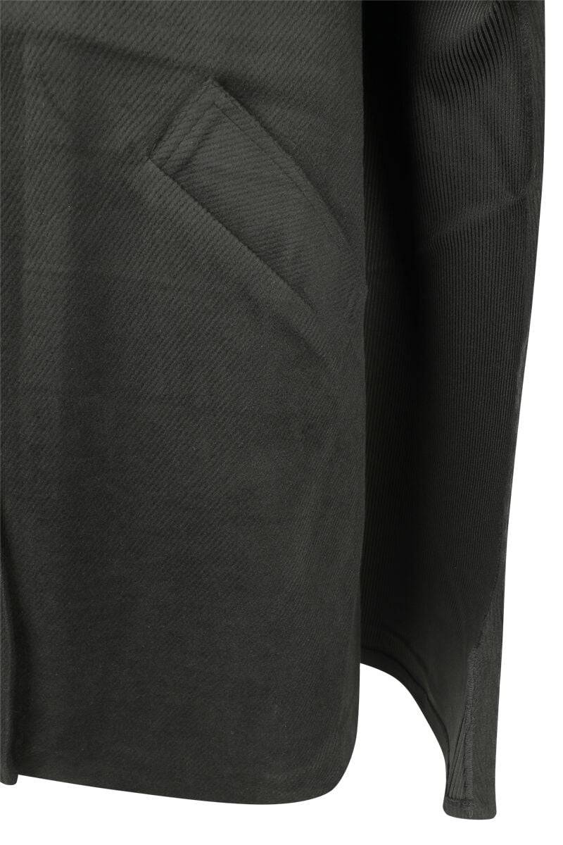 EMP "Devon Cape Coat" Mantel Schwarz Von Hell Bunny