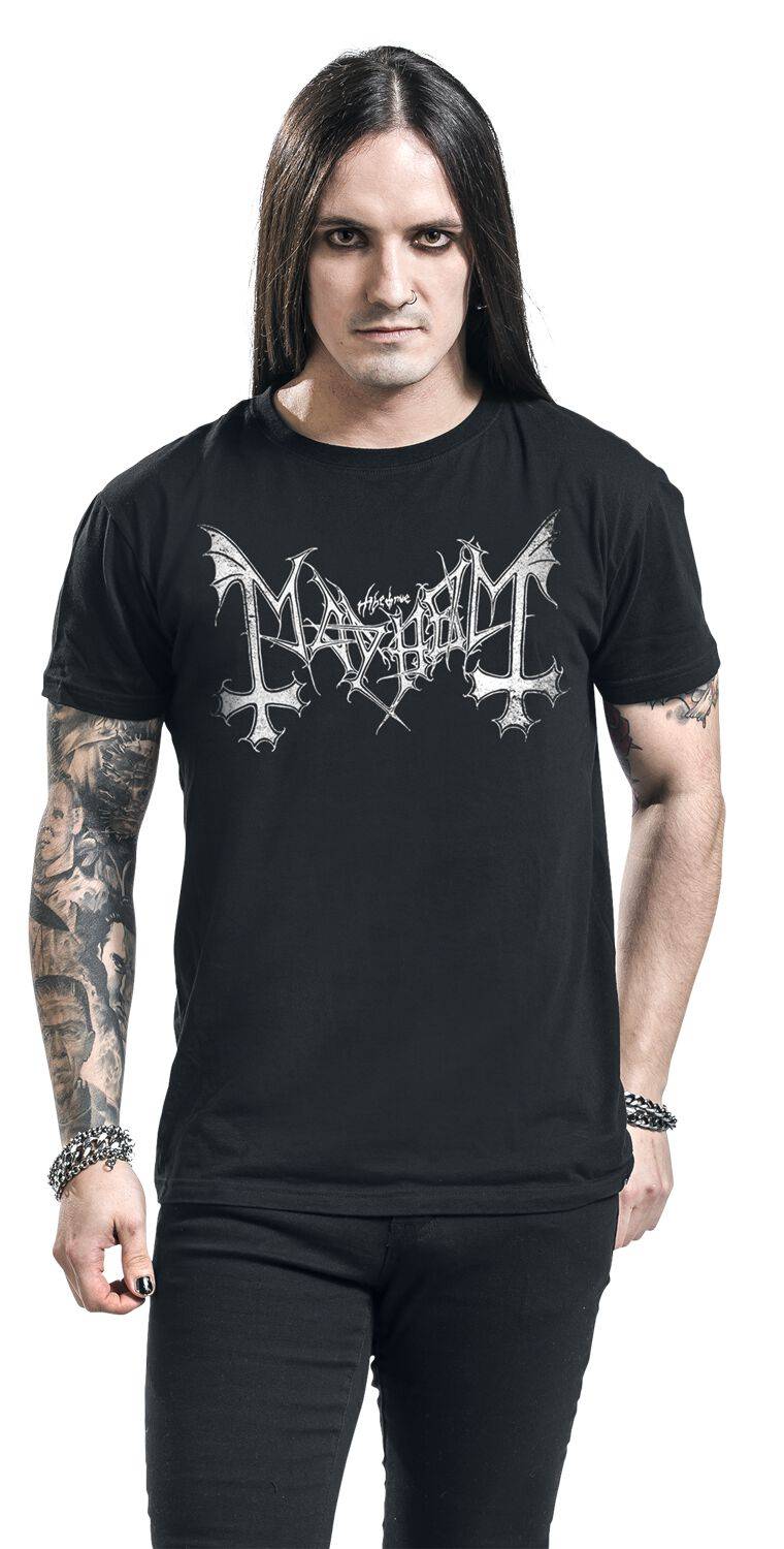 EMP "Distressed Logo" T-Shirt Schwarz Von Mayhem