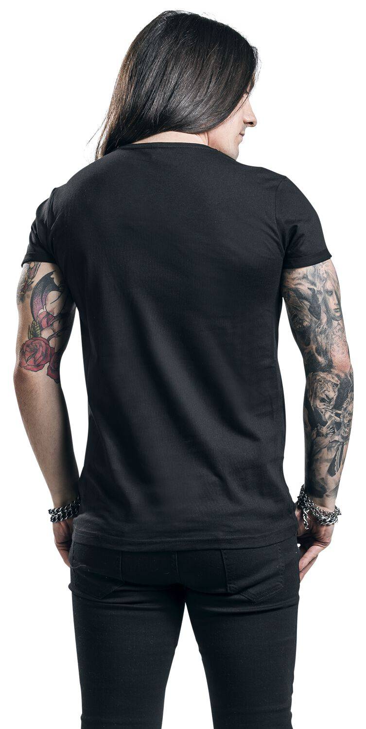 EMP "Distressed Logo" T-Shirt Schwarz Von Mayhem