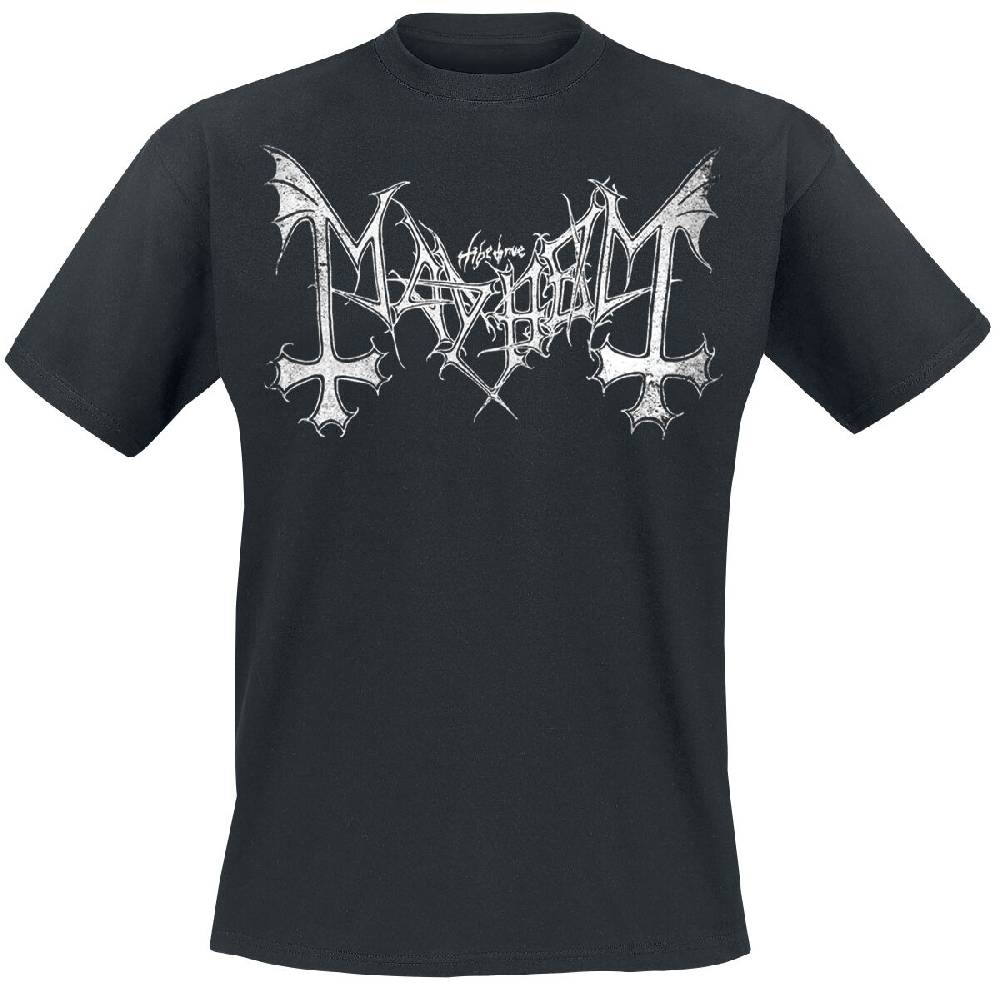 EMP "Distressed Logo" T-Shirt schwarz von Mayhem