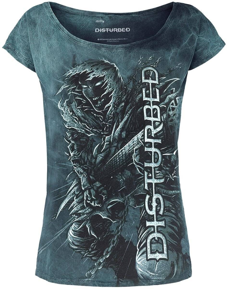 EMP "Disturbed Guitar" T-Shirt petrol von Disturbed