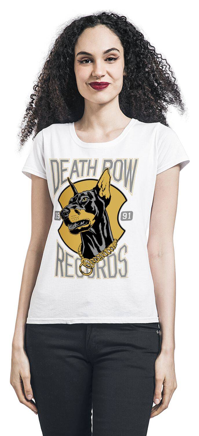 EMP "Dog Logo" T-Shirt Weiß Von Death Row Records