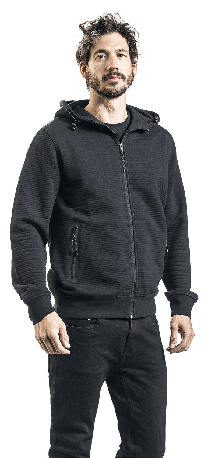 EMP "Dominion" Kapuzenjacke Schwarz Von Indicode