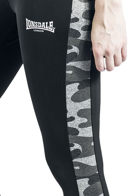 EMP "DORRERY" Leggings Schwarz Von Lonsdale London