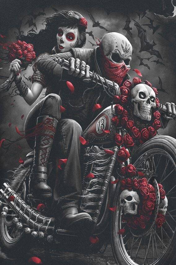 EMP "DOTD Bikers" T-Shirt Schwarz Von Spiral