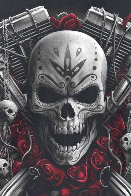 EMP "DOTD Bikers" T-Shirt Schwarz Von Spiral