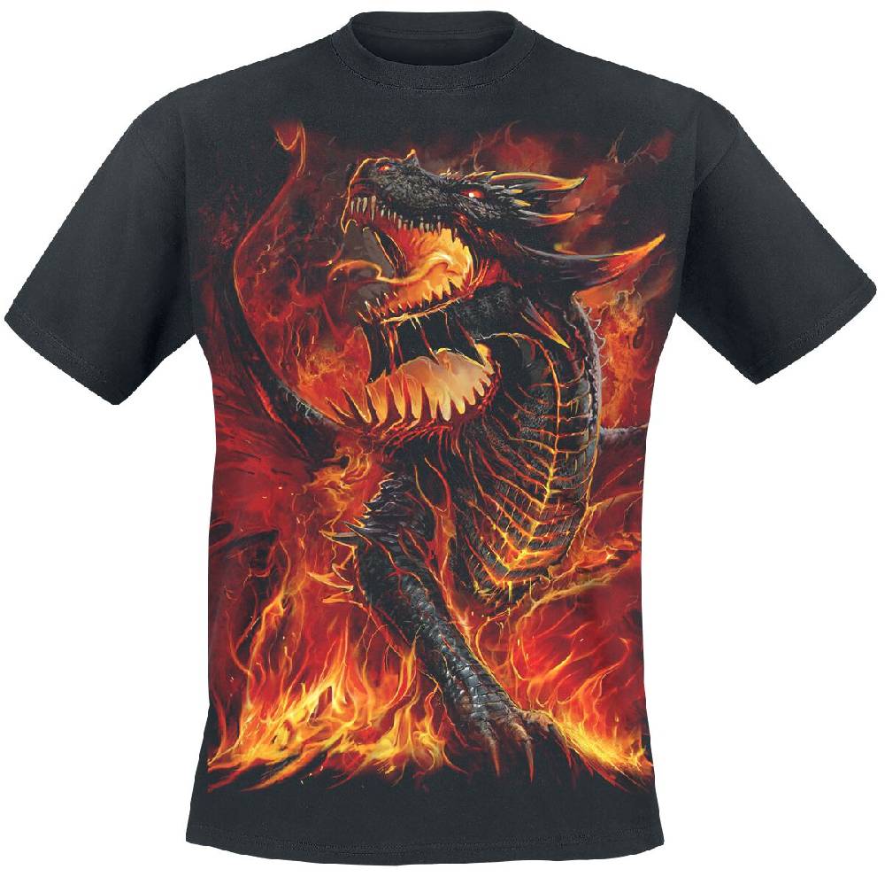 EMP "Draconis" T-Shirt schwarz von Spiral