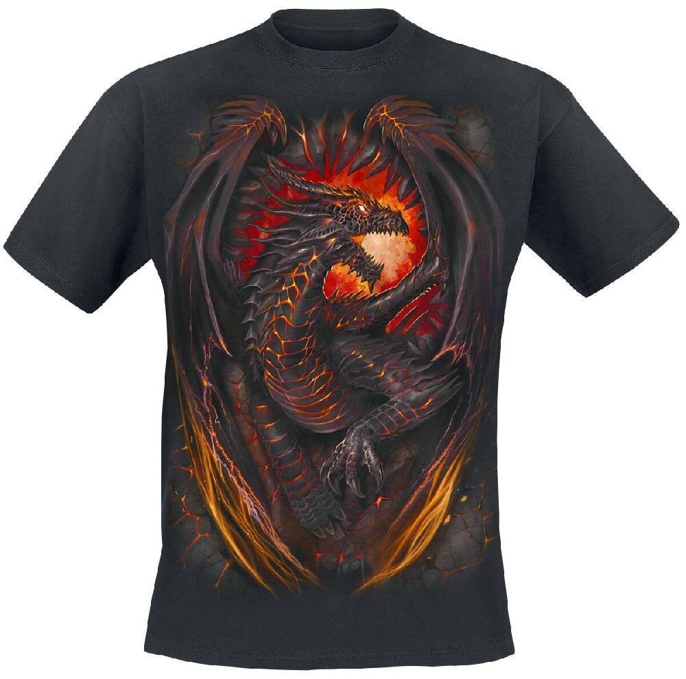 EMP "Dragon Furnace" T-Shirt schwarz von Spiral